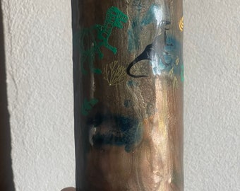 Personalized resin glitter Tumbler 32oz