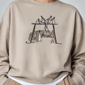 Christian Embroidered Shirt, Faith Embroidered Shirt, Christian Shirts, Jesus Embroidered Sweatshirt, Faith Shirt, Christian Embroidered Tee