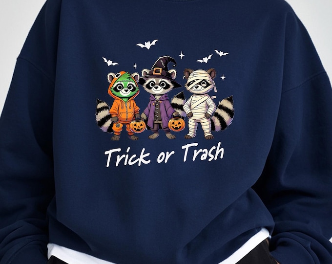 Halloween Trick or Treat Raccoon Shirt, Halloween Trick-Or-Treat, Halloween Trick-or-Treat Shirt, Funny Halloween Shirt, Halloween Shirt