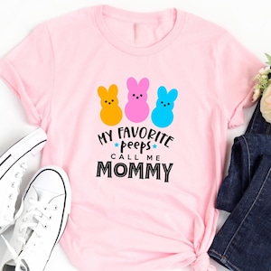 My Favorite Peeps Call Me Daddy Shirt, My Favorite Peeps Call Me Mommy Shirt, Easter Family Shirt, Easter Matching, Easter Mom and Dad Shirt