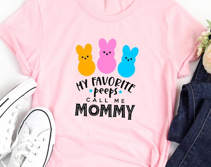 My Favorite Peeps Call Me Daddy Shirt, My Favorite Peeps Call Me Mommy Shirt, Easter Family Shirt, Easter Matching, Easter Mom and Dad Shirt