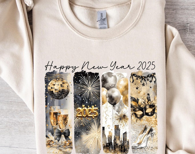 Not Realy Glitter Retro New Year 2025 Shirt, New Years Shirt, 2025 New Years Shirt, Happy New Years Shirt, Happy New 2025 Sweatshirt