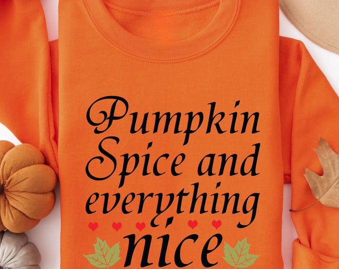 Pumpkin Spice Shirt, Fall Coffee Lover Sweatshirt, Autumn Aesthetic Tee, Cozy Pumpkin Shirt, Cute Fall Outfit for Women, PSL Season Crewneck