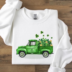 Lucky Shamrock Truck Patrick Day Shirt, Lucky Shirt, Patrick Day Shirt, Shamrock Shirt, St Patrick Day Shirt, Irish Day Shirt , Four Leaf