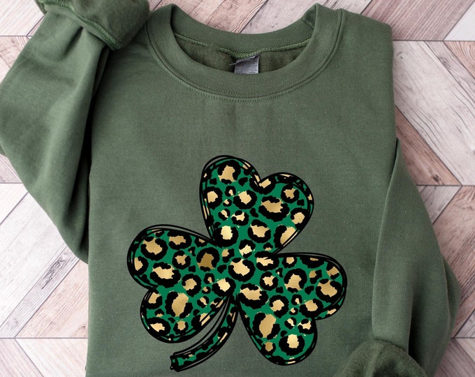 St. Patrick's Day Sweatshirt, Shamrock Sweatshirt, St. Patrick's Day Sweater, St. Patrick's Day Shirt, Shamrock Sweatshirt, Shamrock Sweater
