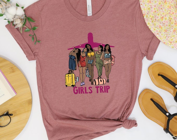 Girls Trip Airport Shirt, Girls Trip Cheaper Than Therapy, Girls Weekend, Girls Vacation 2024 Shirt,Girls Weekend Trip,Vacay Mode Shirt