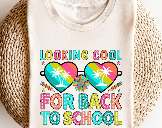 Looking So Cool To Back School Shirt, Back to School, First Day of School Outfit, Kids Back To School Shirt, Gaming School Shirt, School Tee