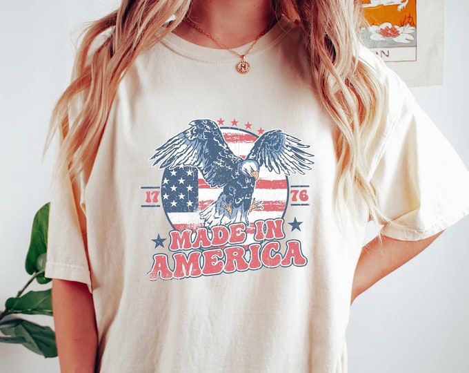 Made in America Shirt, 4th of July Shirt, Made In America Shirt, Independence Day Shirt, Patriotic Shirt, Cute 4th of July Shirt