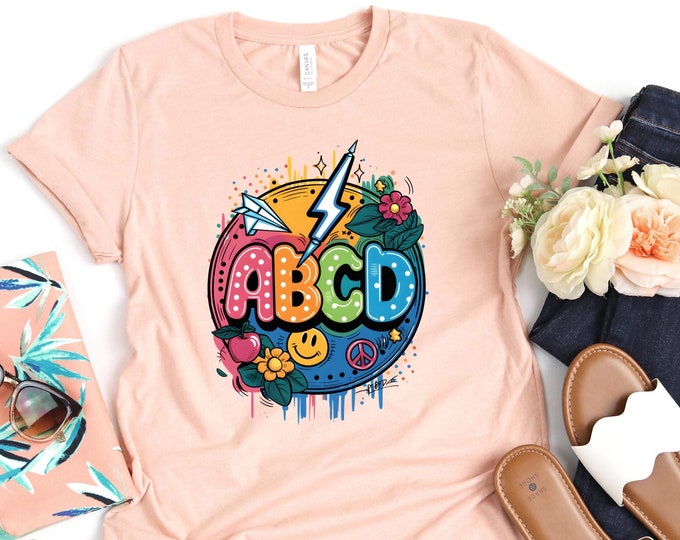 ABCD Back To School Shirt, Funny Teacher Shirt, Back To School, ABCD Preschool Sweatshirt, Teacher Appreciation Sweater, Gift For Teacher