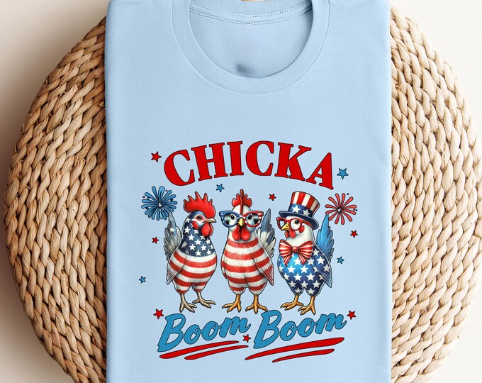Chicka Chicka Boom Boom Shirt, 4th of July ABC Tree Tee for Kids, Red White Blue Alphabet Shirt, Independence Day Toddler Outfit, USA Pride