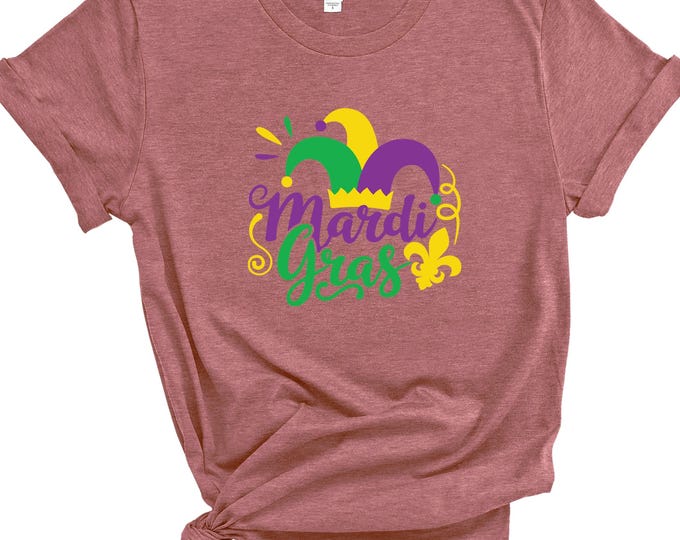 Mardi Gras Party Hat Gift T-Shirt, Mardi Gras Hat Shirt, Mardi Gras Party Shirt Matching Family Mardi Gras Carnival Shirt