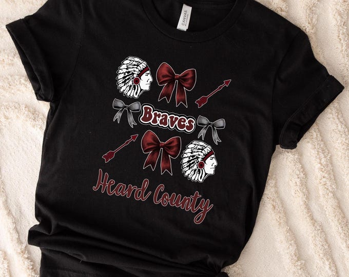 Brave Shirt, Brave T-shirt, Bows Sweatshirt, Sports Shirt, Sports Mascot Shirt, Go Brave Unisex Shirt, Sports Hoodie, Braves Crew Neck Shirt
