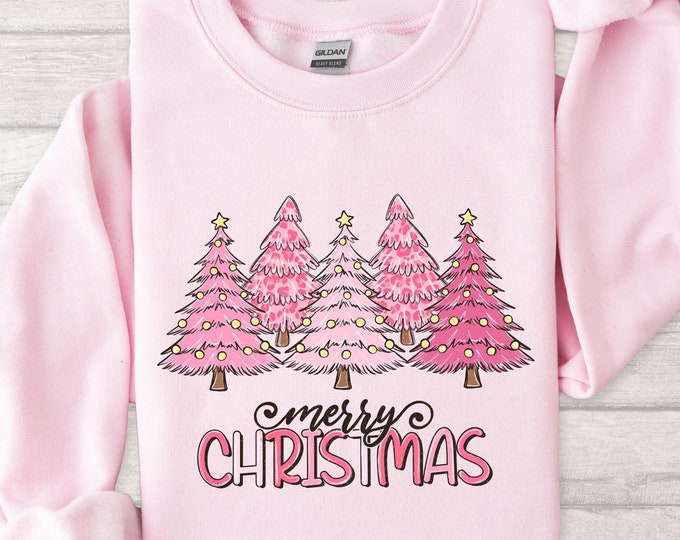 Merry Christmas Tree Sweatshirt, Merry Christmas Shirt, Merry Christmas Retro Tree Swetshirt, Gift For Christmas Holiday, Christmas Apparel