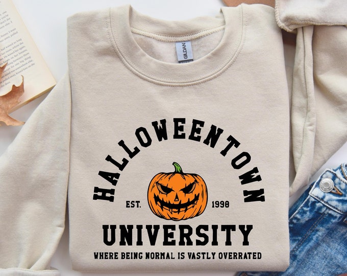 Halloweentown Est 1998 Sweatshirt, Halloweentown University, Retro Halloweentown Sweatshirt, Fall Sweatshirt, Vintage Halloween Sweatshirt