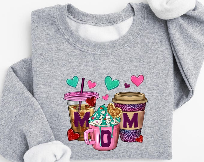 Mom Coffee Shirt, Cute Mom Shirt, Mother Day Gift Shirt, Mama T-shirt, Gift For Women T-shirt, Mom Sweatshirt, Mama Cute Tee, Gift For Mom
