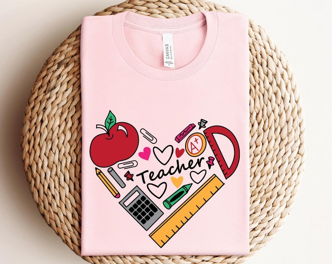 Inspirational Teacher Shirts, Teach Love Inspire Shirt, School Teacher T-shirt, Last day of school, Back to school Shirt, teacher life Shirt