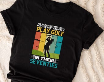 Vintage Golfer Graphic Tee: Funny Retro Golf Lover Shirt