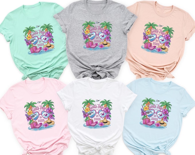 Girls Gone Cruising Shirt, Girls Cruise 2025 Tee, Cruise Lovers Shirt, Vacation Cruise Trip Shirt, Matching Cruise Shirt, Girls Vacation Tee