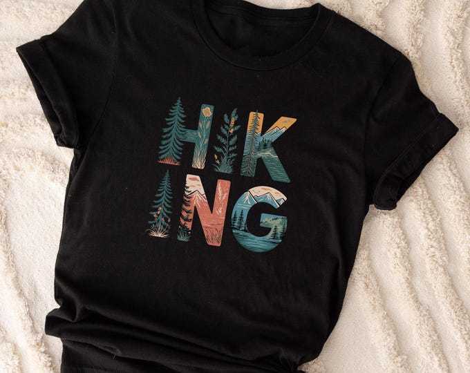 Hiking Sweatshirt, Nature Adventure Shirt, Outdoor Lover Gift, Mountain Camping Pullover, Wilderness Aesthetic Shirt, Cozy Unisex Hiker Tee