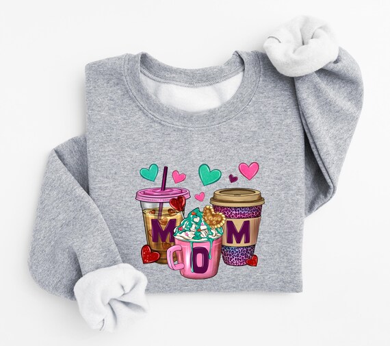 Mom Coffee Shirt, Cute Mom Shirt, Mother Day Gift Shirt, Mama T-shirt, Gift For Women T-shirt, Mom Sweatshirt, Mama Cute Tee, Gift For Mom