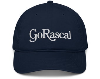 GoRascal - fancy organic dad hat - navy