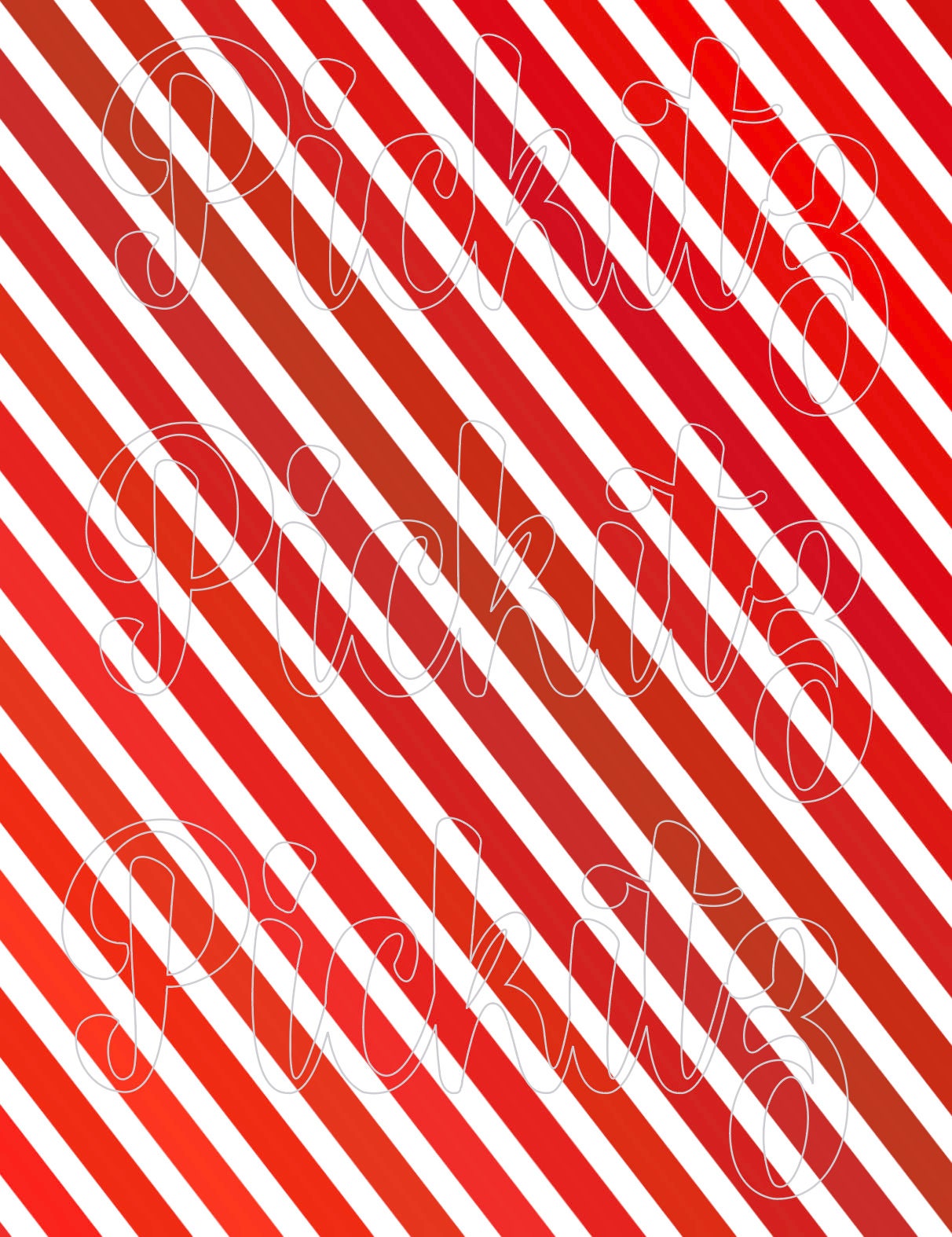 Red Christmas Candy Cane Stripe, Farmhouse, Instant Download, Printable, Sublimation Decoupage Cans Labels