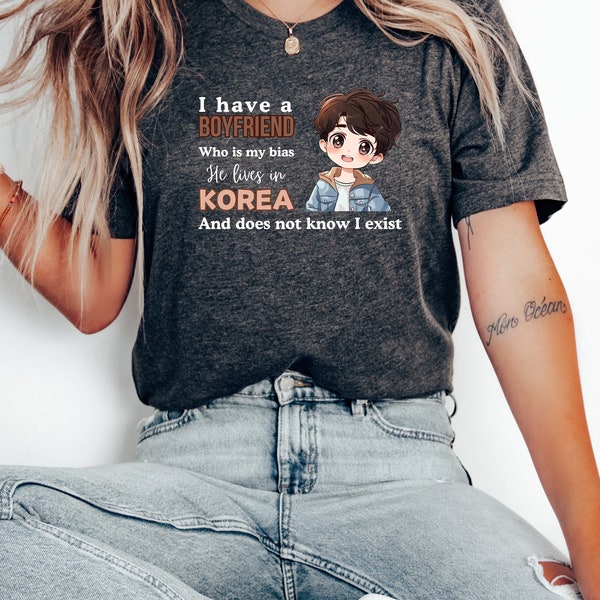 K-Pop T-Shirt, K-Pop Gift, Korean bias T-Shirt, Cute K-Pop tee, K-Pop boy shirt, K-Pop shirt for him and for her