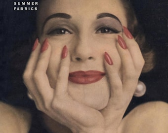 Vintage VOGUE PDF 1951 – 5 Issues (2/4) | 50s Fashion Magazine Bundle | Digital Archive Download