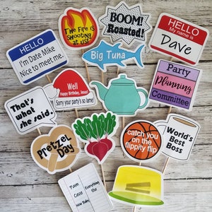 The Office Inspired Cupcake Toppers (set of 15)