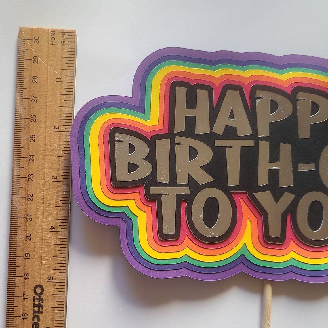 Happy Birthgay Cake Topper Gay Cake Topper LGBTQ Birthday - Etsy