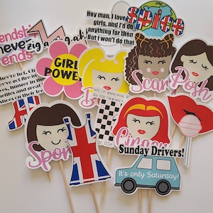 Inspired by the movie SPICE WORLD| set of 15 Cupcake Toppers