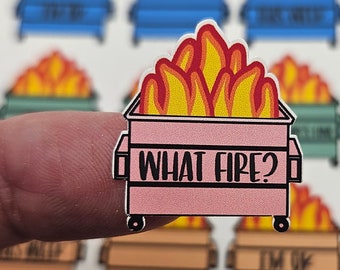 Dumpster Fire Stickers|This week was a Dumpster Journal Stickers| Planner Stickers