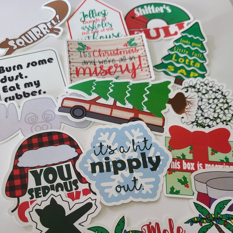 Christmas Classic Movie Die Cuts Christmas Vacation Inspired - Etsy