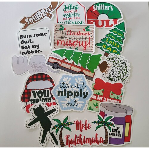 Christmas Vacation Decal Set Etsy