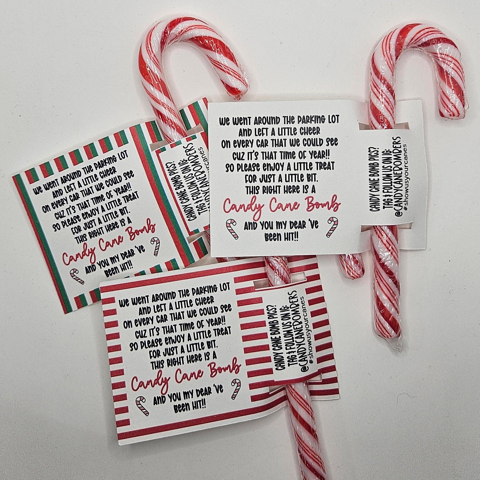Candy Cane Tags for Candy Cane Bomb Group Activity| Family Holiday  Activity| INSTANT Download - Etsy
