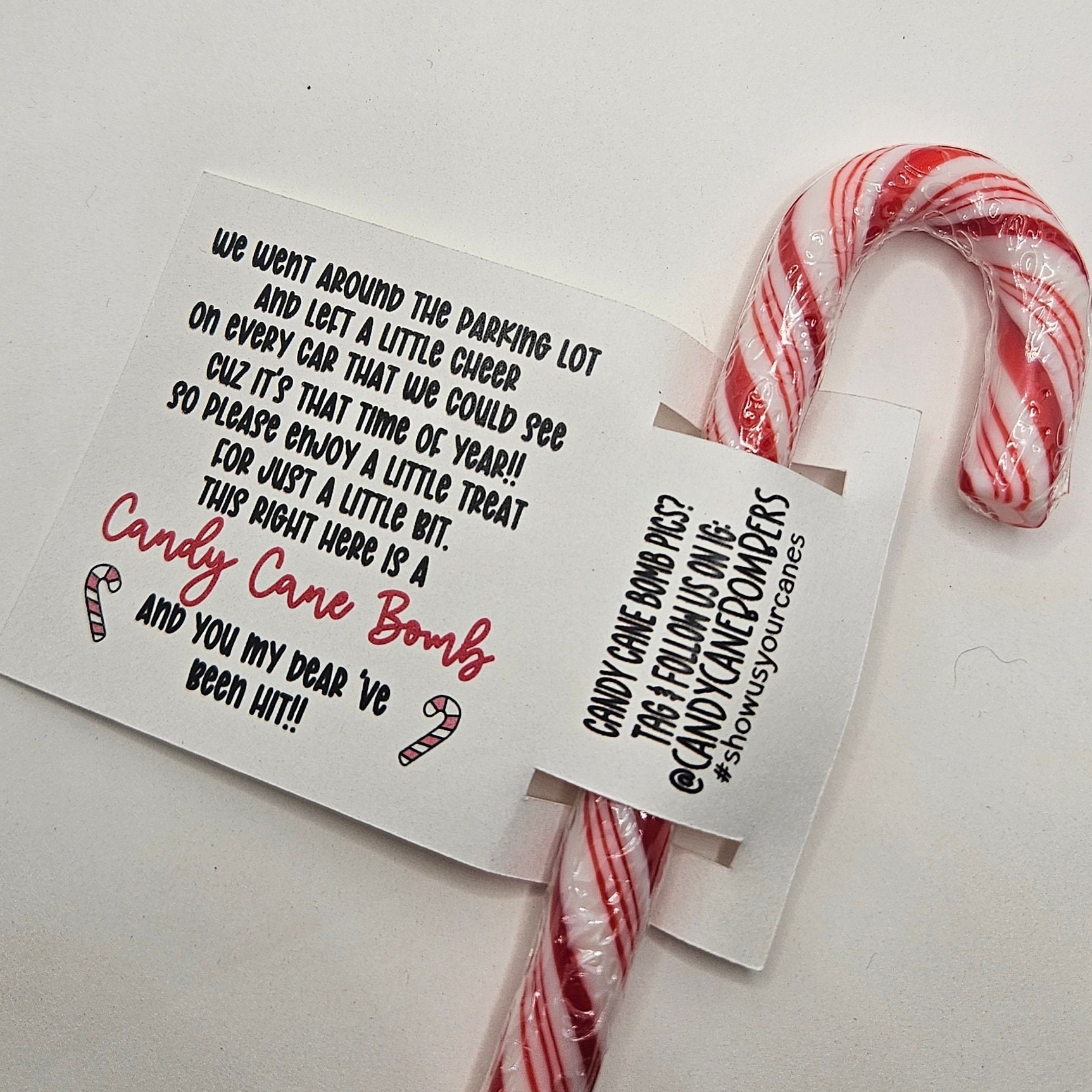 Candy Cane Tags for Candy Cane Bomb Group Activity| Family Holiday ...