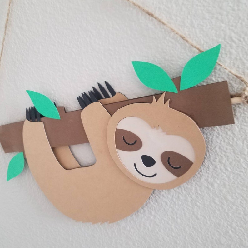 Sloth DIY Craft for kids Ages 9 and up DIY Sloth Craft Kit | Etsy