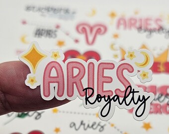 ARIES Stickers| Aries baby|Astrological Signs Stickers|Journal Stickers| Planner Stickers