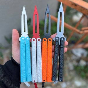 Balisong Trainer High Quality - 3D Printed Plastic Butterfly Knive Gift For Boyfriend