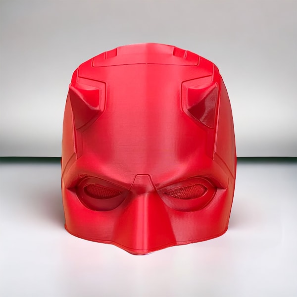 Daredevil Helmet 3D Stl Files - Daredevil Movie Mask  - Cosplay Mask 3D Printer Stl