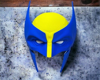 Wolverine Maske STL mit Magnetverbindungen - 3D Gedruckter Cowl Wolverine Helm - Hochwertige STL-Datei