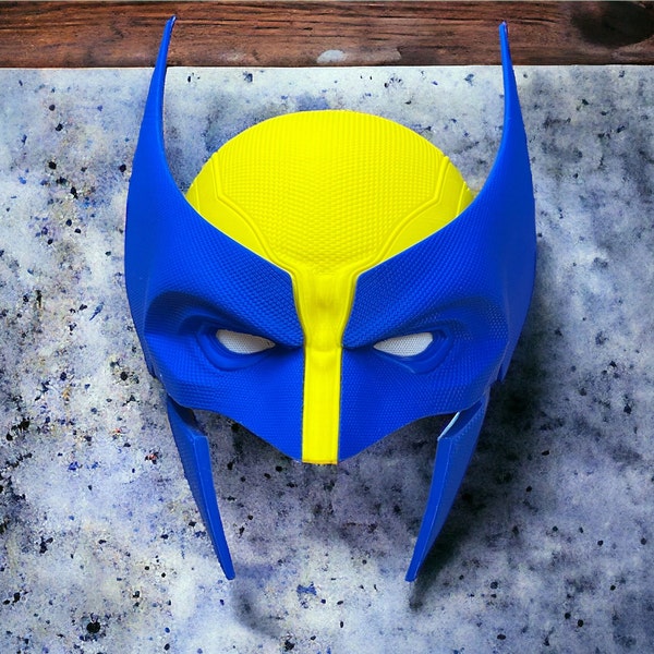 Wolverine Mask STL With Magnetic Connections - 3D Printed Cowl Wolverine Helmet - High Quality STL File