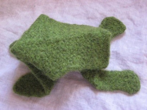 Knitted Origami Frog Pattern Etsy