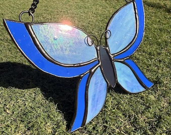 Small Butterfly Suncatchers Blue and Purple