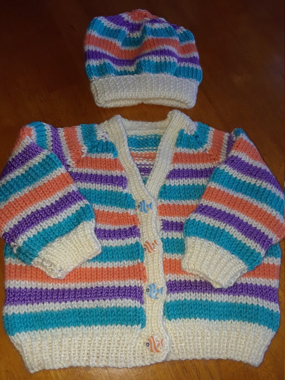 etsy knitted baby clothes