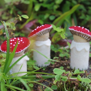 Mushroom Cap Gnome Doll or Ornament