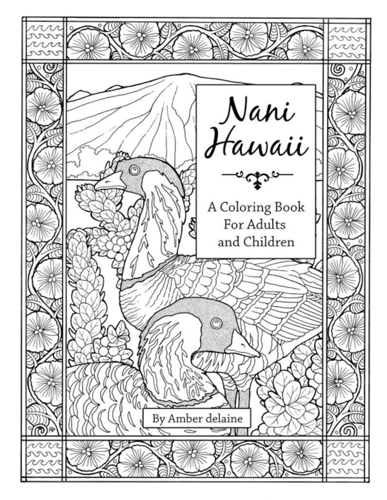 Nani Hawaii A Coloring Book of Hawaii for Adults and Children image 1