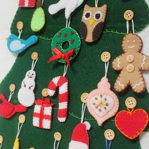 Felt Advent Calendar Pattern: DIY No-Sew, Machine Sew, or Hand Sew image 3