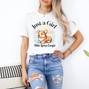 T-shirt for Corgi Lover Gift for Corgi Lover Funny T Shirt Corgi Owner Womens Corgi Shirt Corgi Mom Shirt Retro Corgi Shirt Gift