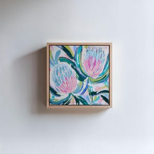 Printable Abstract Floral Art Print, Native Australian Flora, Floral Wall Art, Botanical Wall Art, Bright Floral Digital Art Download (P296)